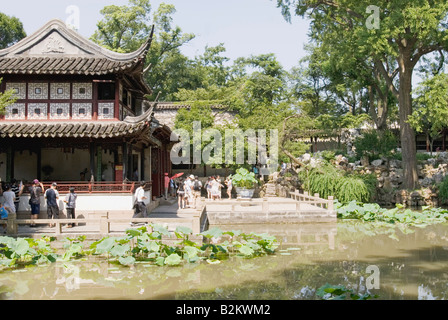 China, Suzhou, The Lingering Garden Stock Photo