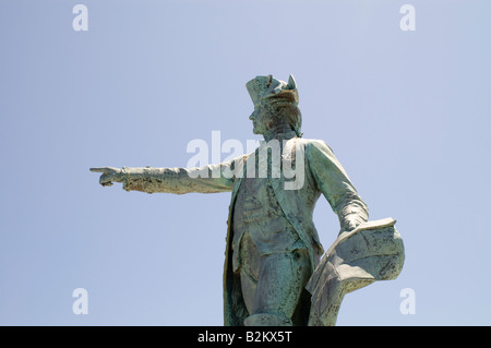 Statue of Jean-Baptiste Donatien de Vimeur, Comte de Rochambeau. French ...