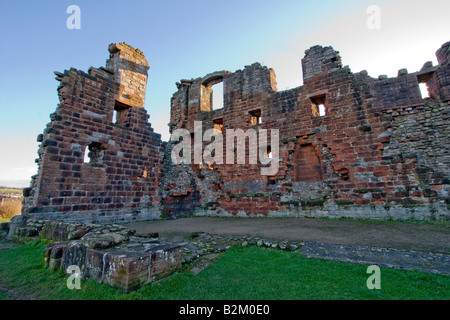 The ruins of Penrith Castle in Penrith Cumbria UK December 2007 Stock Photo