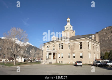 Court House in Silverton Colorado USA Stock Photo