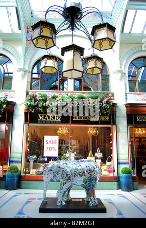 Royal Arcade Shopping Centre interior, Norwich, Norfolk, England, United Kingdom Stock Photo