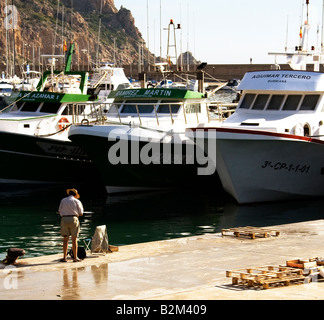 ES Javea 3 fishing boats Stock Photo