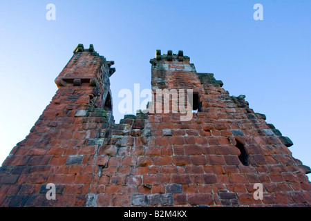 The ruins of Penrith Castle in Penrith Cumbria UK December 2007 Stock Photo