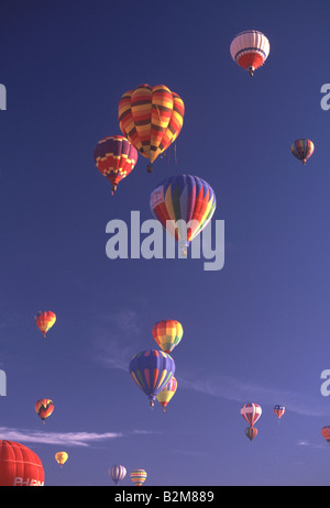 Hot Air Balloon Race Albuquerque New Mexico United States Stock Photo