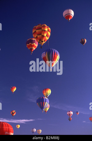 Hot Air Balloon Race Albuquerque New Mexico United States Stock Photo