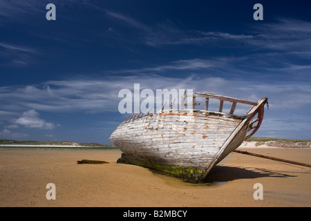 Shipwreck in Gweedore Bay County Donegal Ireland Stock Photo