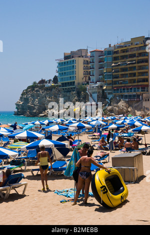 Costa Blanca Spain Benidorm the Levante Beach Stock Photo