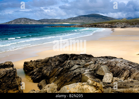 Traigh Lar beach, Isle of Harris, Scotland Stock Photo