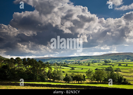 Danby Dale and Castleton Rigg North York Moors National Park Yorkshire Stock Photo