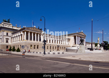 parliament building, vienna, austria Stock Photo