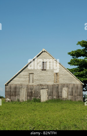 Tobacco Barn in Western Cuba. Stock Photo