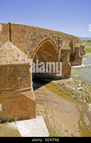 13th Century Ottoman Cobandede Bridge over Aras River between Pasinler and Horasan