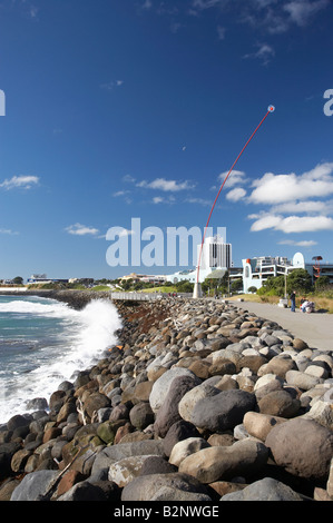 Wind Wand New Plymouth Waterfront Taranaki North Island New Zealand Stock Photo