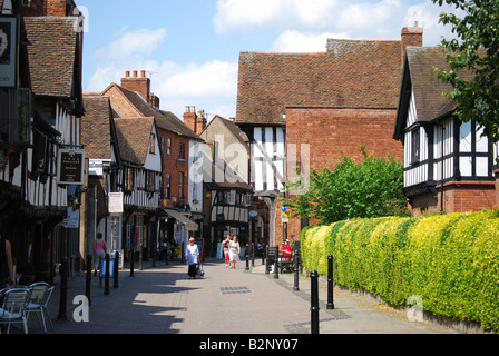 Historic Friar Street, Worcester, Worcestershire, England, United Kingdom Stock Photo