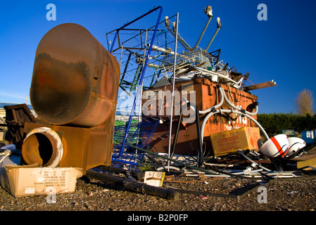 Junk sculpture Stock Photo