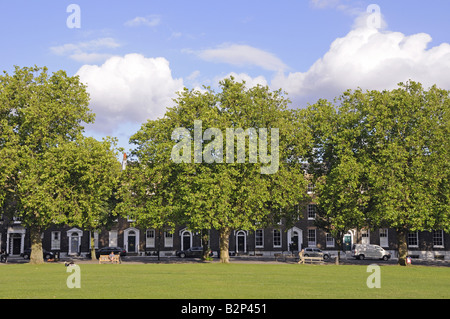 Highbury Fields looking towards Highbury Place Islington London England UK Stock Photo