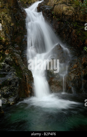 Small Welsh waterfall in Snowdonia Stock Photo
