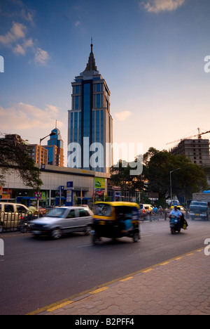 MG Road Area, Shanthala Nagar, Bengaluru (Bangalore), South Karnataka, India Stock Photo
