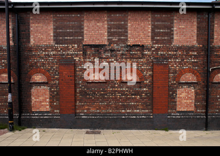 Bricked up doors and windows Stock Photo