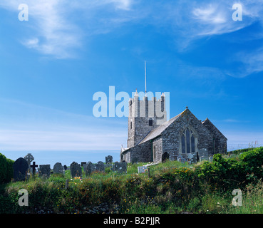 Forrabury Church dedicated to St Symphorian at Boscastle on the North Cornwall Coast, England