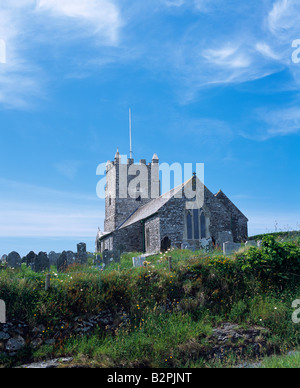Forrabury Church dedicated to St Symphorian at Boscastle on the North Cornwall Coast, England