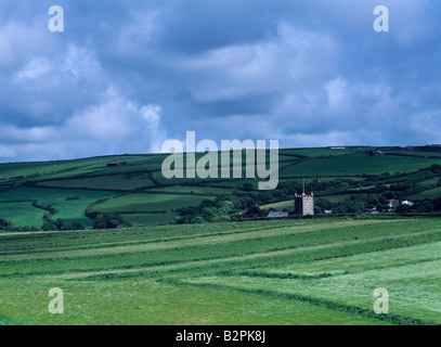 Forrabury Common and Church at Boscastle on the North Cornwall Coast, England