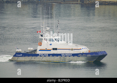 The RCMP catamaran patrol boat Murray in Halifax, Nova Scotia Stock ...