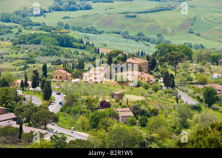 Landscape nearby Volterra Stock Photo