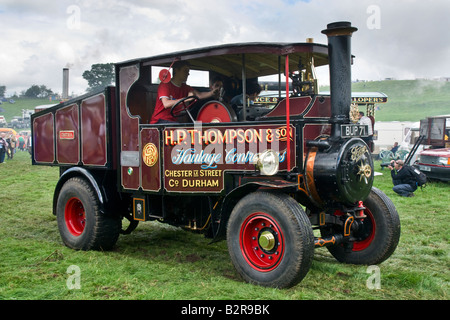 Foden Steam Wagon at Masham Steam Engine and Fair Organ Rally, North Yorkshire Stock Photo
