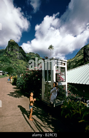 french polynesia fatu hiva marquise islands Stock Photo