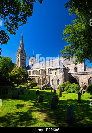 Llandaff Cathedral, Cardiff, South Wales, UK Stock Photo