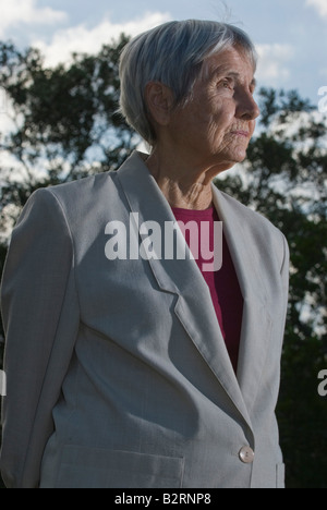 Outdoor portrait of mature woman Stock Photo - Alamy