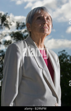 Outdoor portrait of mature woman Stock Photo - Alamy