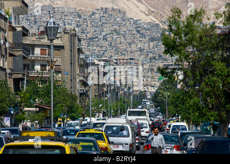 Urban Scene in Damascus Syria Stock Photo