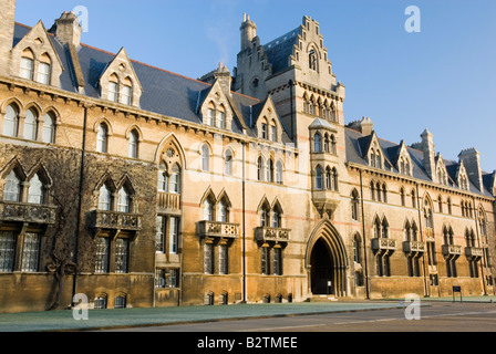 Christ Church College Front Entrance and Facade Oxford University England Stock Photo