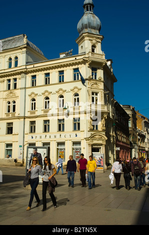 Ferhadija pedestrian street in Sarajevo Bosnia Herzegovina Europe Stock Photo