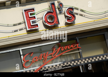 Ed's Diner logo Stock Photo - Alamy