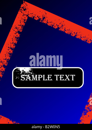 textbox in frame Stock Photo