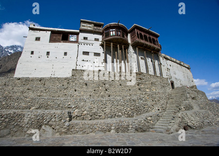 Baltit Fort in Karimabad in the Hunza Valley in Northern Pakistan Stock Photo