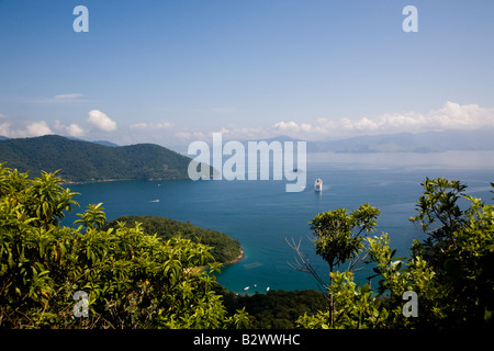 View from Ilha Grande near Rio de Janeiro, Brazil Stock Photo