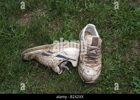 Discarded Shoes Stock Photo