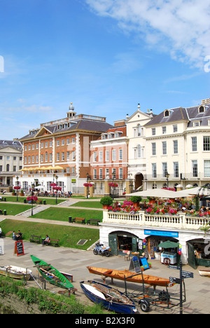 Thames riverside, Richmond, Richmond upon Thames, Greater London, England, United Kingdom Stock Photo