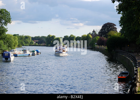 Boat on River Thames, Twickenham, Richmond Upon Thames, Greater London, England, United Kingdom Stock Photo