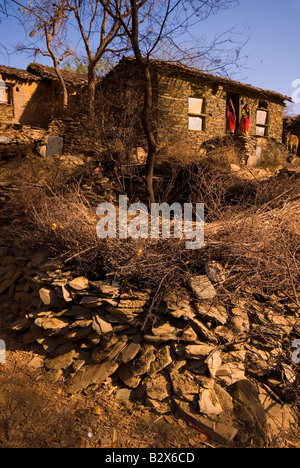 Rajasthani Village near Udaipur, Rajasthan, India, Subcontinent, Asia Stock Photo