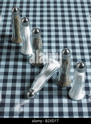 salt and pepper shakers Stock Photo