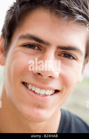 Head shot of man smiling Stock Photo