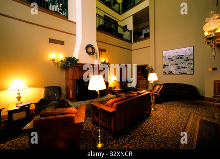 pollard hotel, red lodge, montana, usa Stock Photo