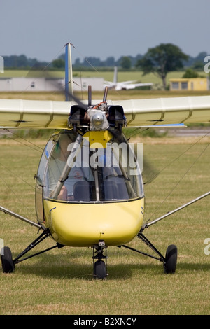 Thruster T600N-450 Sprint G-OMAL microilight aircraft taxiing at Wickenby Airfield Stock Photo