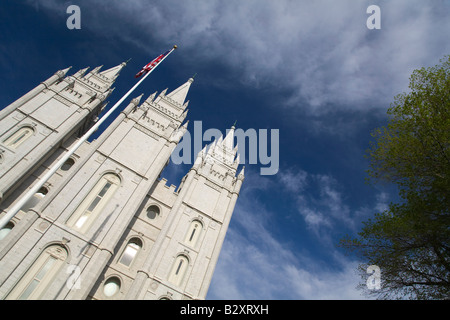 Mormon Tabernacle Church 3 - Salt Lake City Stock Photo