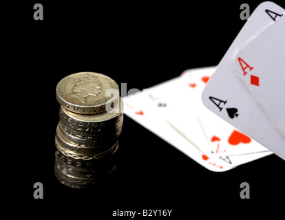 'winning hand' Stock Photo